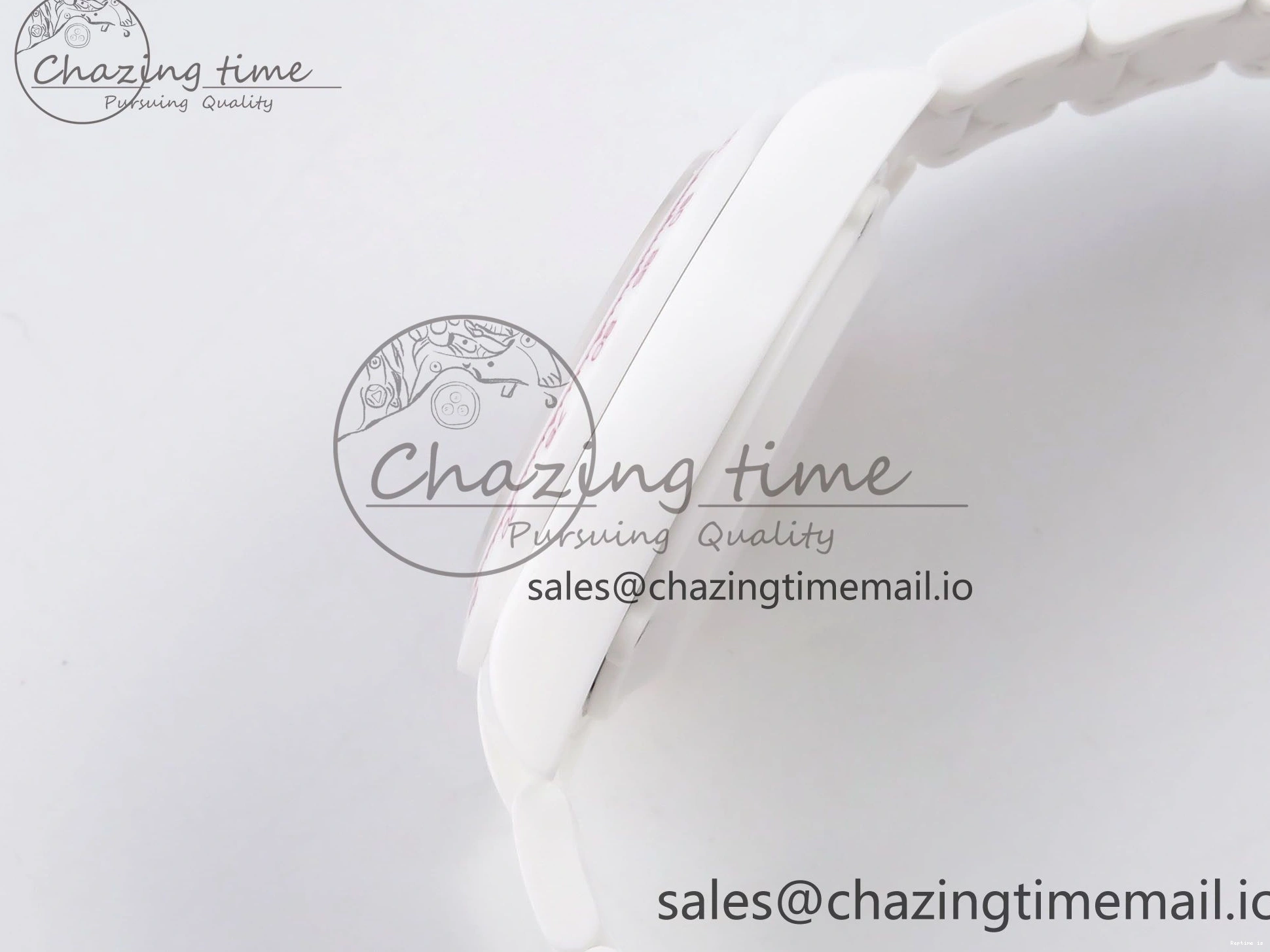 1228 Daytona AET White Ceramic Case and Bracelet Pink Dial N6F Best Edition SA Unisex 1196